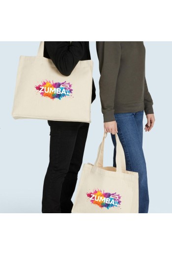 Duża i trwała torba z nadrukiem Zumba Ferro - 50 szt.